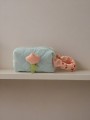 Косметичка-пенал "Flower" blue, 20*12,5*8,5 см