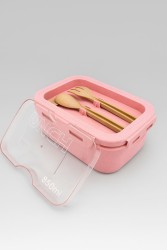 Ланчбокс "Enjoy your meal", pink (850 мл)