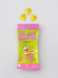 Карамель леденцовая "Sweet Hearts" 30гр флоупак (ананас)