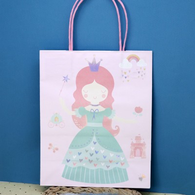 Пакет подарочный (S) «Magic princess», pink (21*25.5*10)
