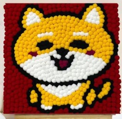 Картина из помпонов Draw Me! «Cheerful fox», (20 х 20 см)