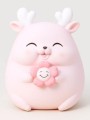 Копилка «Flower deer», pink (13,5 см), пластик