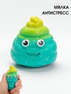 Мялка - антистресс «Poo», green