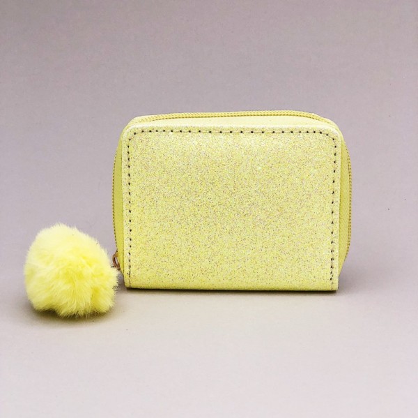 Кошелёк "Shiny Fuzzy", yellow 