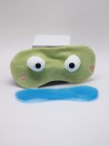 Маска для сна гелевая "Cute weirdos", green