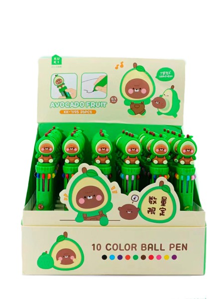 Ручка "10 avocado-bears", шоу-бокс 36 шт. 