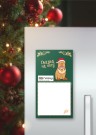 Магнитный блок для заметок  ПО-ПЛАНУ. "Cappy new year! Donut", плотность 80 г.