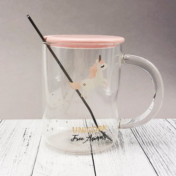 Кружка "Единорожек" (lil pink) (430ml) 