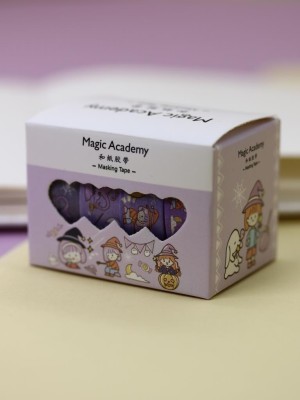 Набор декоративного скотча "Magic academy", purple