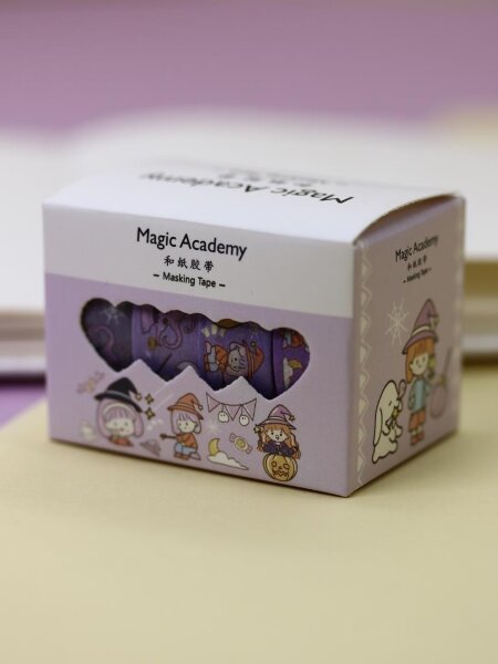 Набор декоративного скотча "Magic academy", purple 