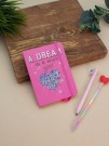 Блокнот (А6) "A dream is a wish", pink (10.5*14.5)