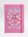 Блокнот (А5) "Glam cute bow", pink (14.5*21)