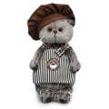 Мягкая игрушка "Кот Басик - бариста" (22 см)