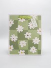 Пакет подарочный «Happy flowers», green (26*32*12.5)