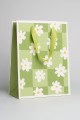 Пакет подарочный «Happy flowers», green (26*32*12.5)