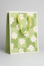 Пакет подарочный «Happy flowers», green (26*32*12.5)
