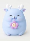 Копилка «Flower deer», blue (15,5 см), пластик