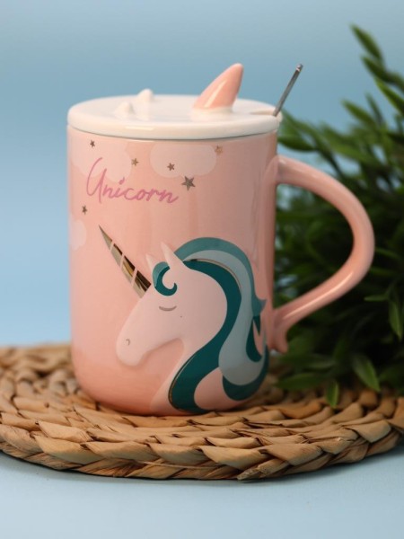 Кружка «Magic of the unicorn», pink (360 ml) 