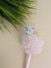 Ручка с помпоном "Proud Lama", pink