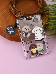 Футляр для карт с брелком "Hi, puppys"