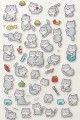 Наклейки "Lovely and cute cats", purple