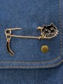 Значок металлический iLikeGift - брошь "Pin cat"
