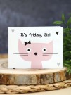 Обложка для студенческого «It's friday, Girl», плотность 600 мкм