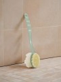 Двусторонняя мочалка-щётка для тела "Body brush", green