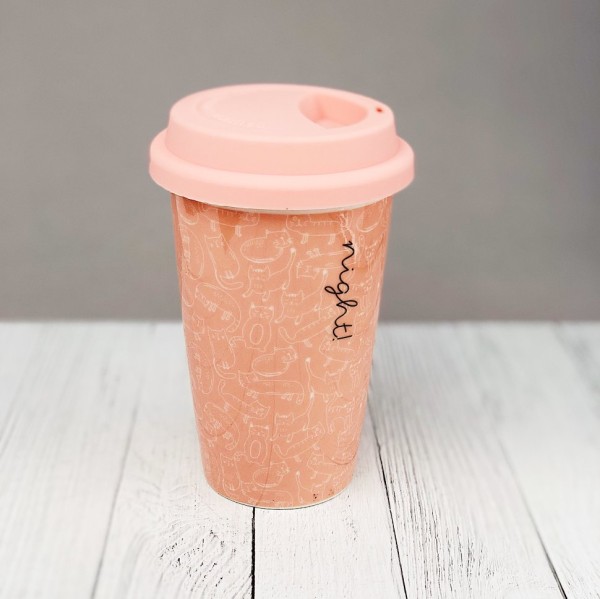 Кружка "Hot", pink (440ml) 
