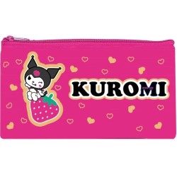 Пенал плоский "Kuromi. Клубничка" (20,5*10,8 см)