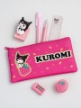 Пенал плоский "Kuromi. Клубничка" (20,5*10,8 см)