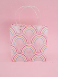 Пакет подарочный прозрачный «Crazy gift», rainbow (22*21,5*10)