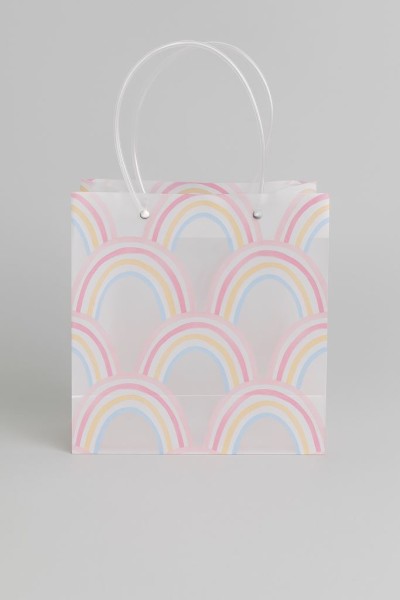Пакет подарочный прозрачный «Crazy gift», rainbow (22*21,5*10) 