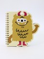 Блокнот на спирали (B6) "Waving monster", yellow (13*18)