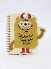 Блокнот на спирали (B6) "Waving monster", yellow (13*18)