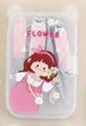 Маникюрный набор "Anime girl flower", pink
