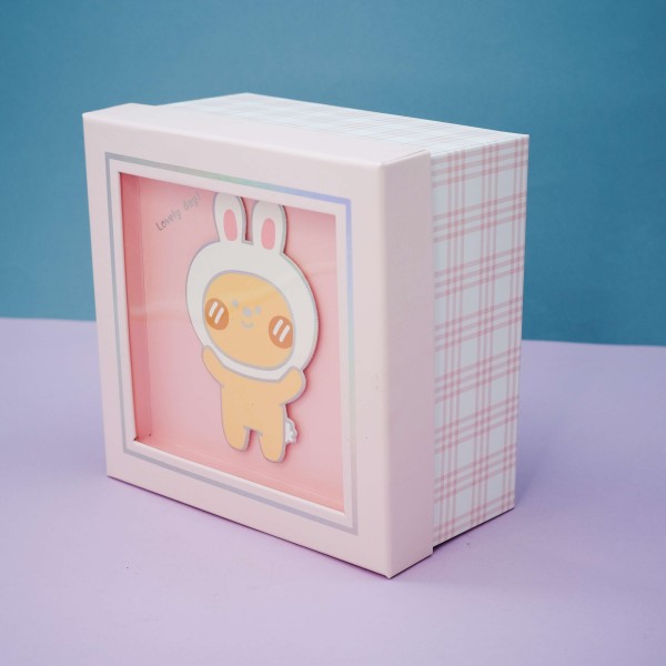 Подарочная коробка «Bunny hat», 17*17*8 