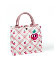 Сумка шоппер "Cherry", pink (23.5*10*21 см)