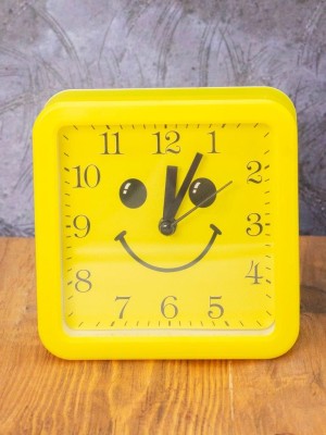 Часы-будильник «Morning sun», yellow (11,5х11,5 см)