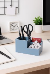 Огранайзер для канцелярских принадлежностей "Smart life", blue (10*15*7.5 см)