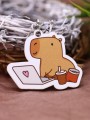 Брелок ECO из дерева «Capybara works»