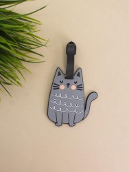 Бирка для багажа "Cat", grey