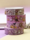 Набор декоративного скотча "Magic academy", pink
