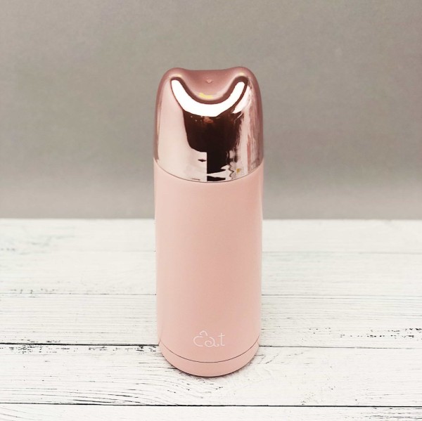 Термос "CAT", pink (370 мл) 