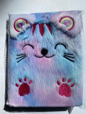 Блокнот плюшевый "Cat", fullcolor, 14х10,5 см, плотность 80 гр.