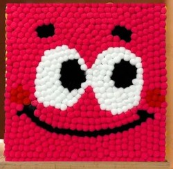 Картина из помпонов Draw Me! «Smile», (20 х 20 см)
