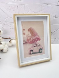 Фоторамка «Pink world», mix, дерево (10*15 см)