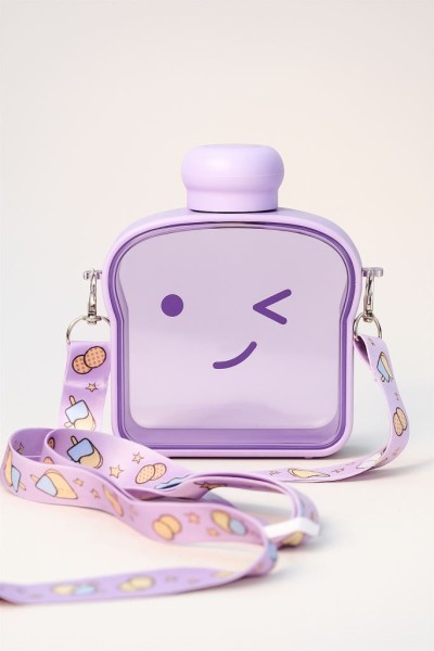 Бутылка «Bread slice», purple (380 ml) 