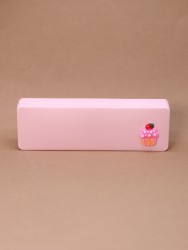 Пенал пластиковый "Tiny cake", pink