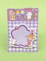Блок стикер для записей "Checkered star", purple